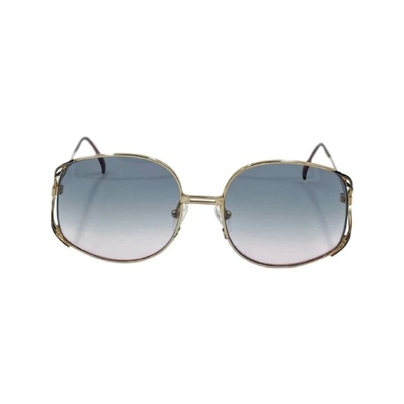 70\'s 80\'s Butterfly CHRISTIAN DIOR Sunglasses Eyewear Gold Metal Frames main image 9